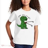 TRex Evolved T Rex With Grabbers Kids T-Shirt thumb 2