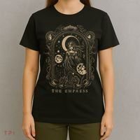The Empress Tarot Card Goth Emo Occult T-Shirt thumb 4