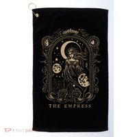 The Empress Tarot Card Goth Emo Occult Golf Towel thumb 0