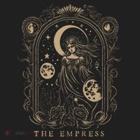 The Empress Tarot Card Goth Emo Occult Golf Towel thumb 3