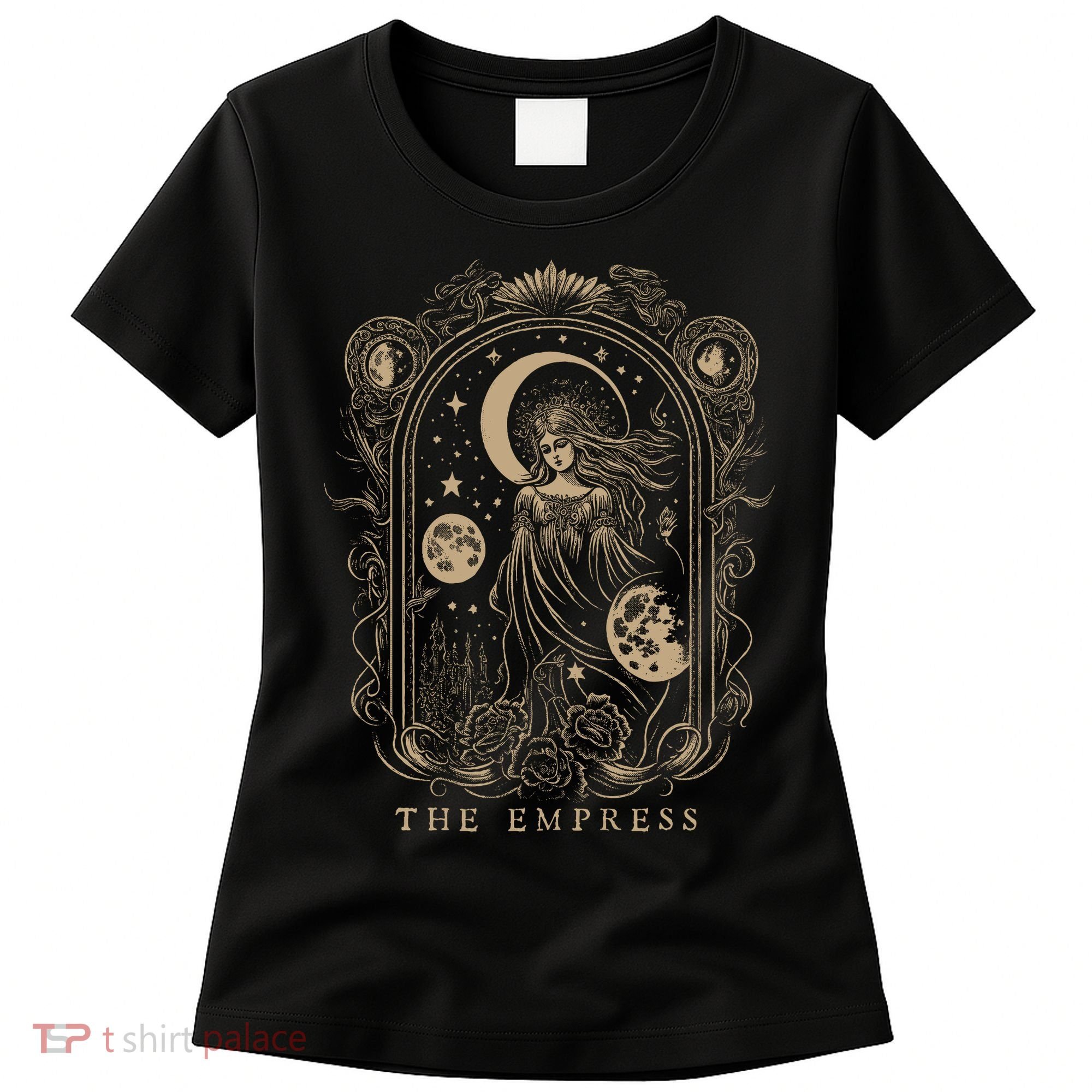 The Empress Tarot Card Goth Emo Occult Women's T-Shirt