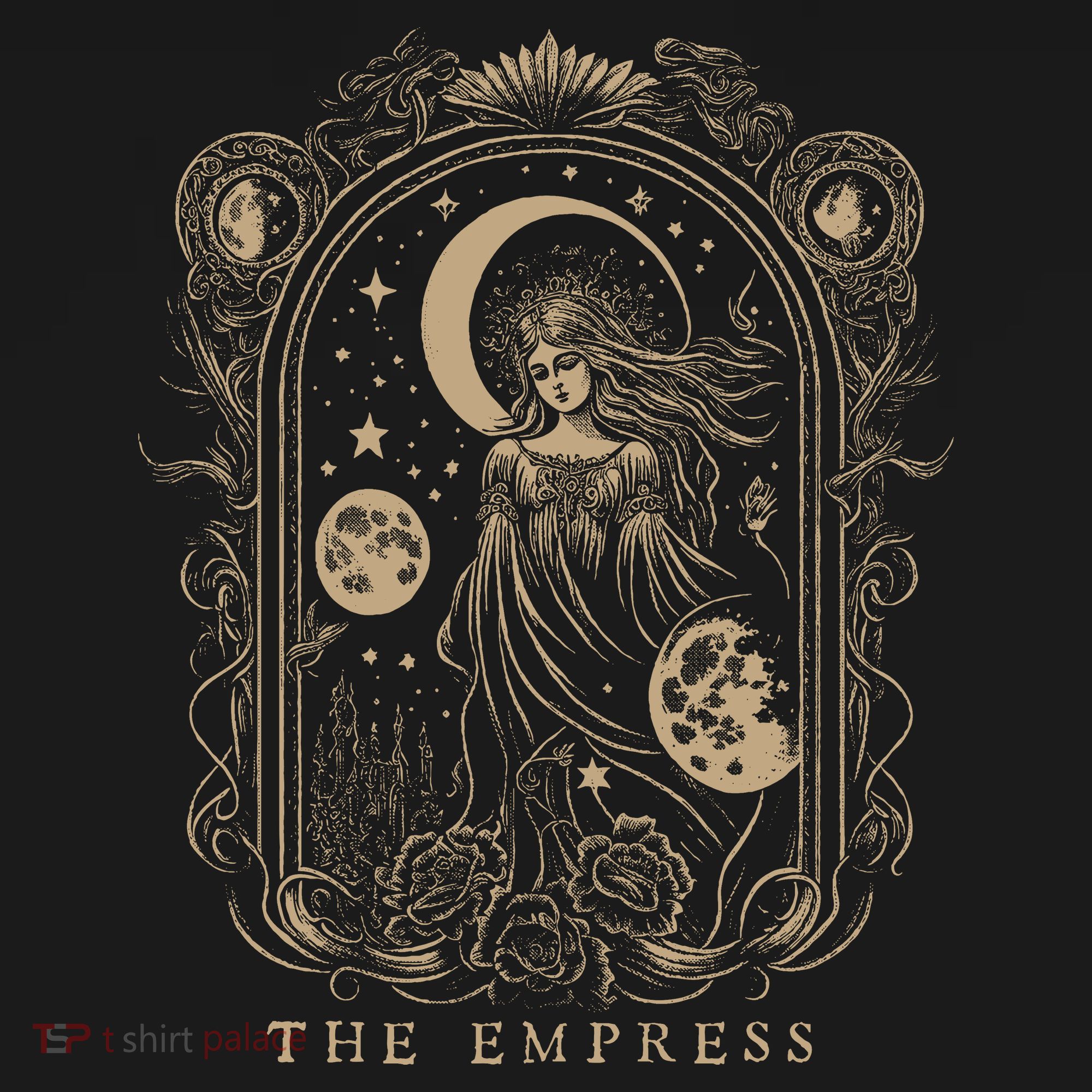 The Empress Tarot Card Goth Emo Occult Women's T-Shirt