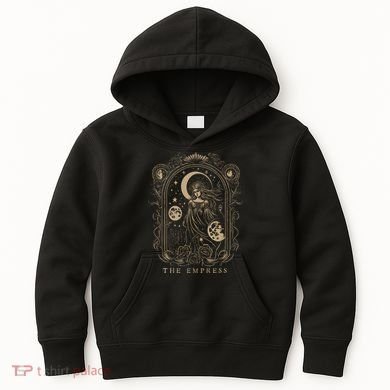 The Empress Tarot Card Goth Emo Occult Kids Hoodie