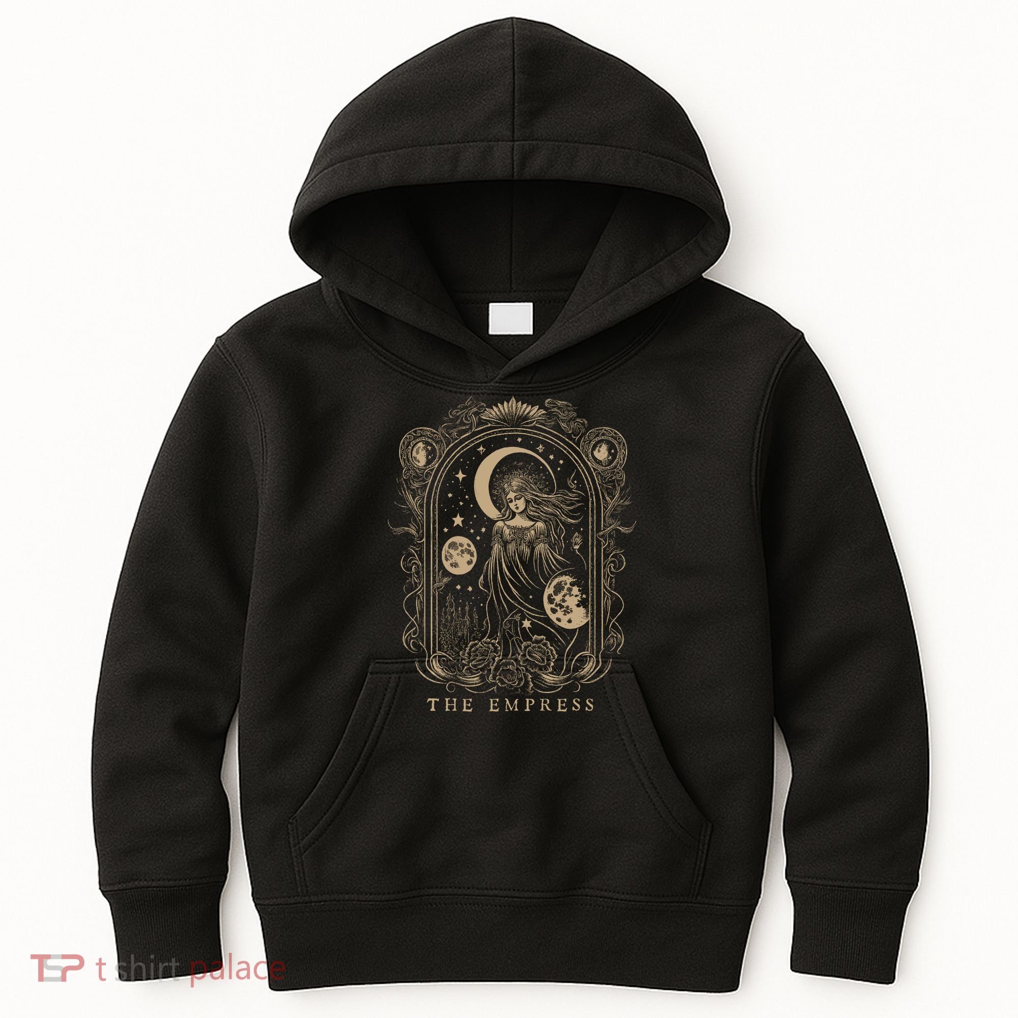 The Empress Tarot Card Goth Emo Occult Kids Hoodie
