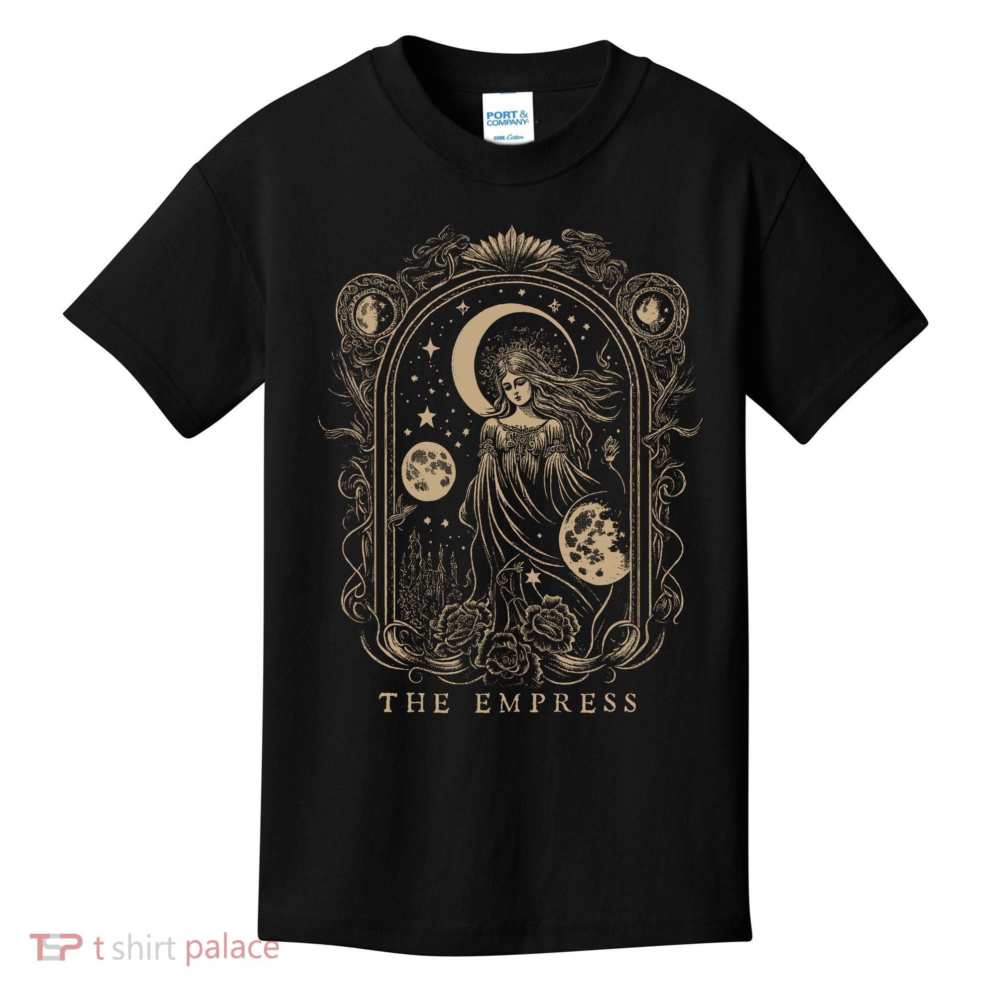 The Empress Tarot Card Goth Emo Occult Kids T-Shirt