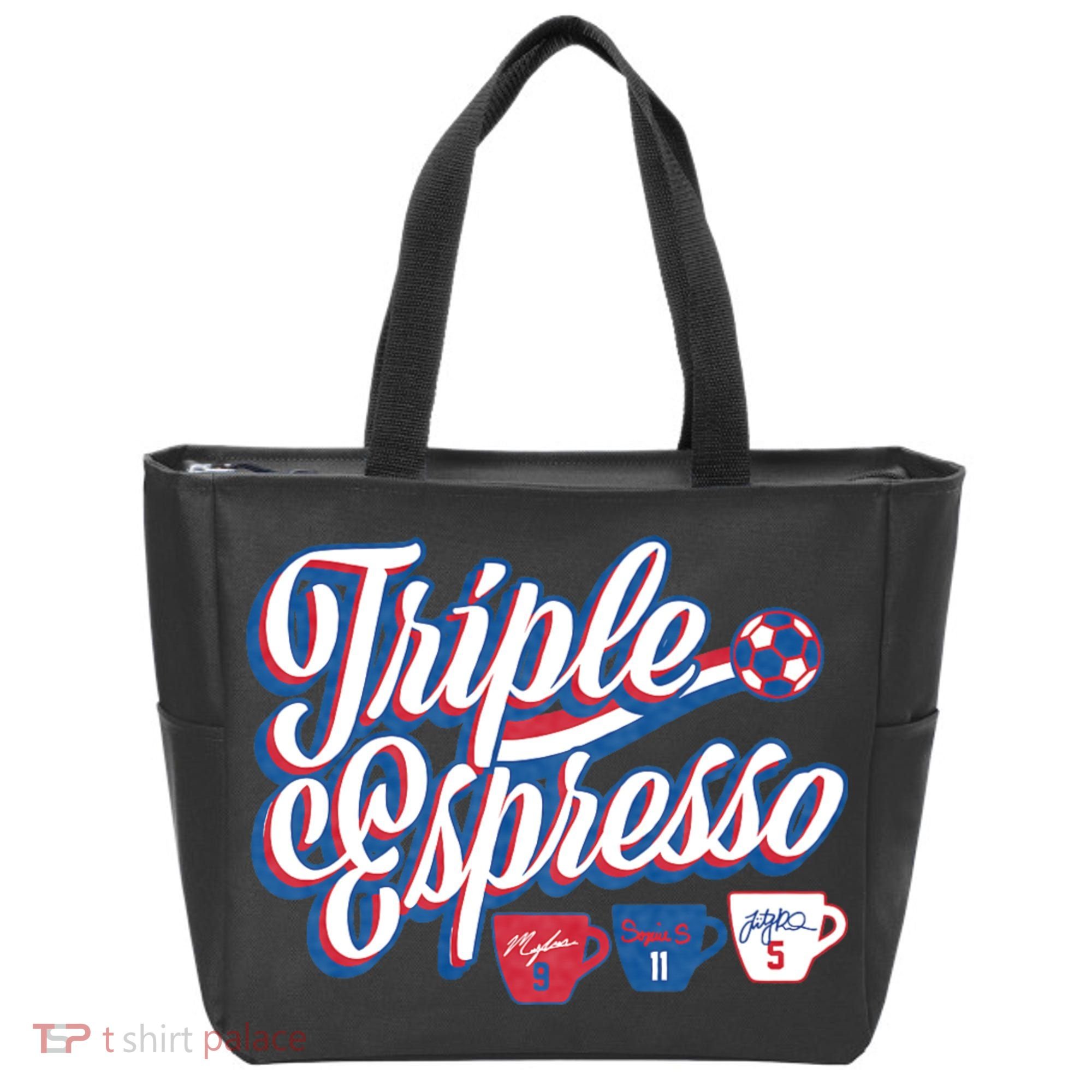 Triple Espresso Tote Bag