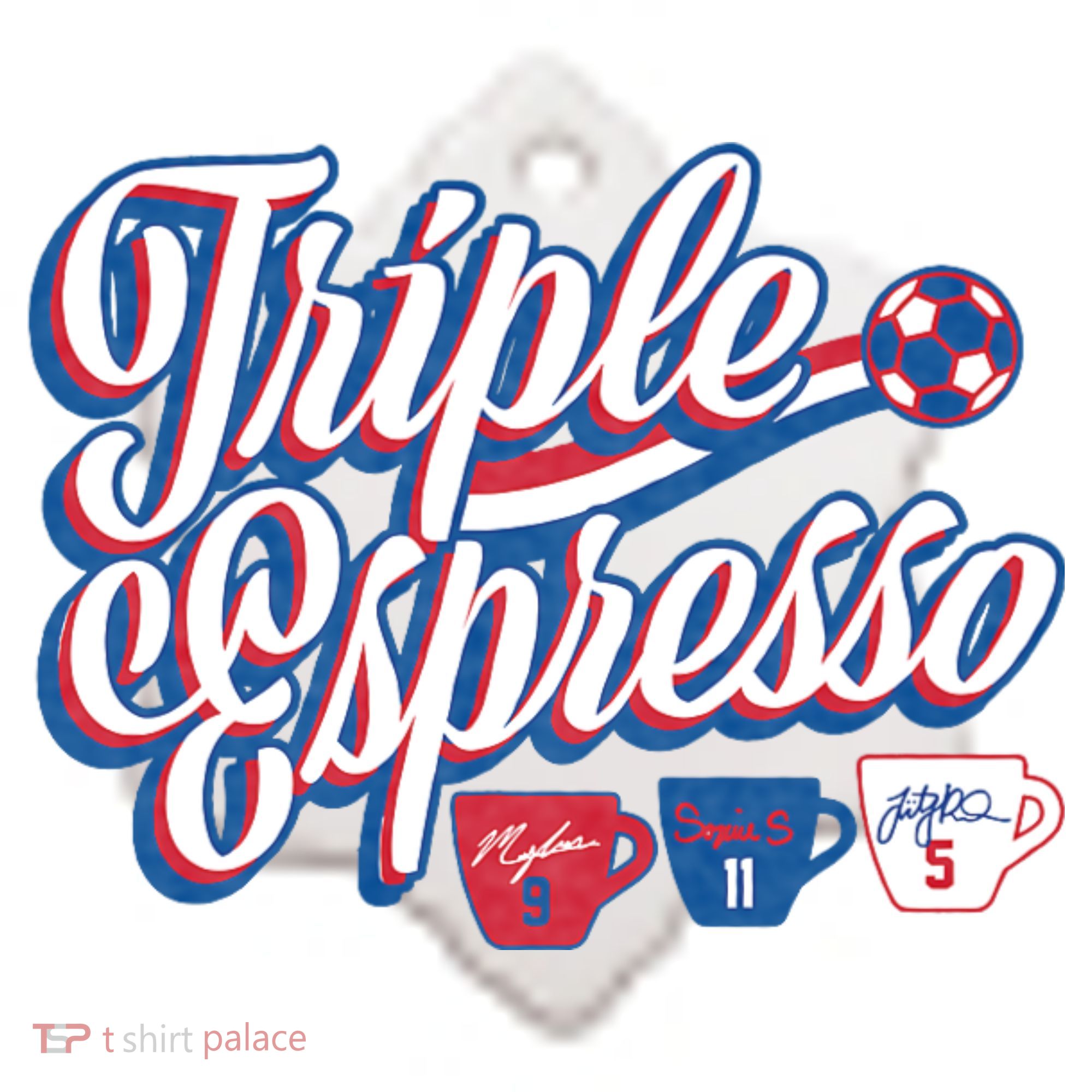 Triple Espresso Ceramic Ornament