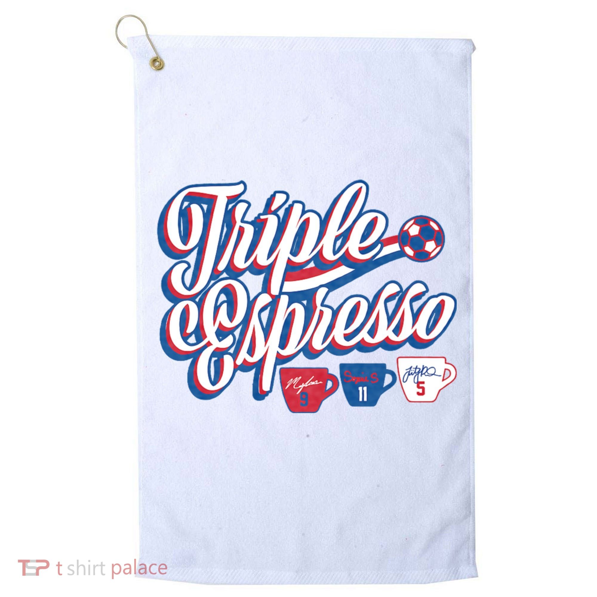 Triple Espresso Golf Towel