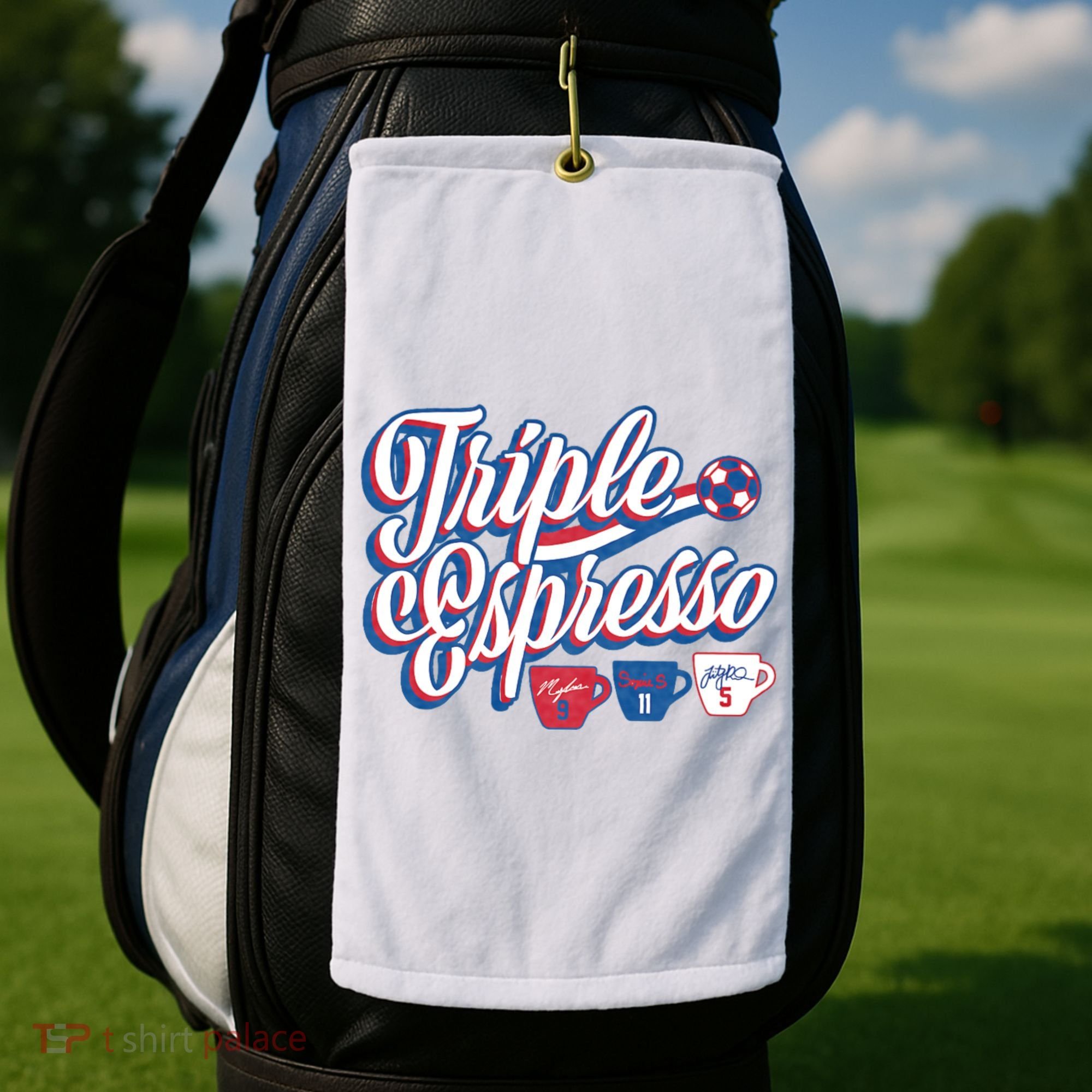Triple Espresso Golf Towel