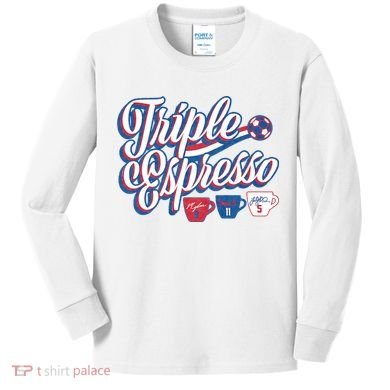 Triple Espresso Kids Long Sleeve Shirt