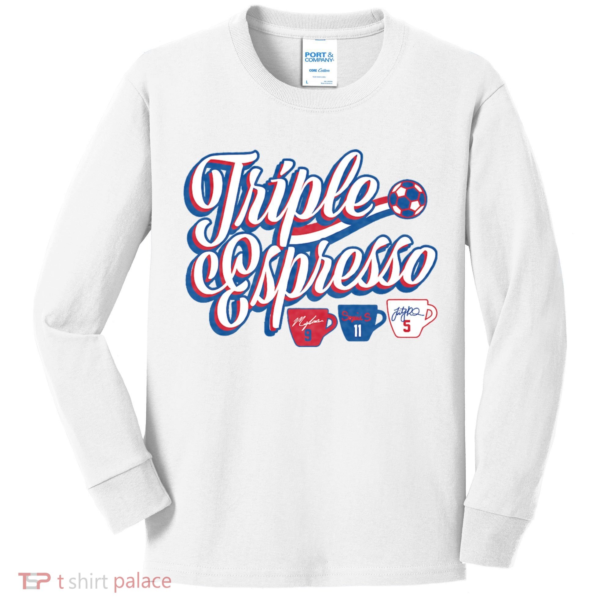 Triple Espresso Kids Long Sleeve Shirt