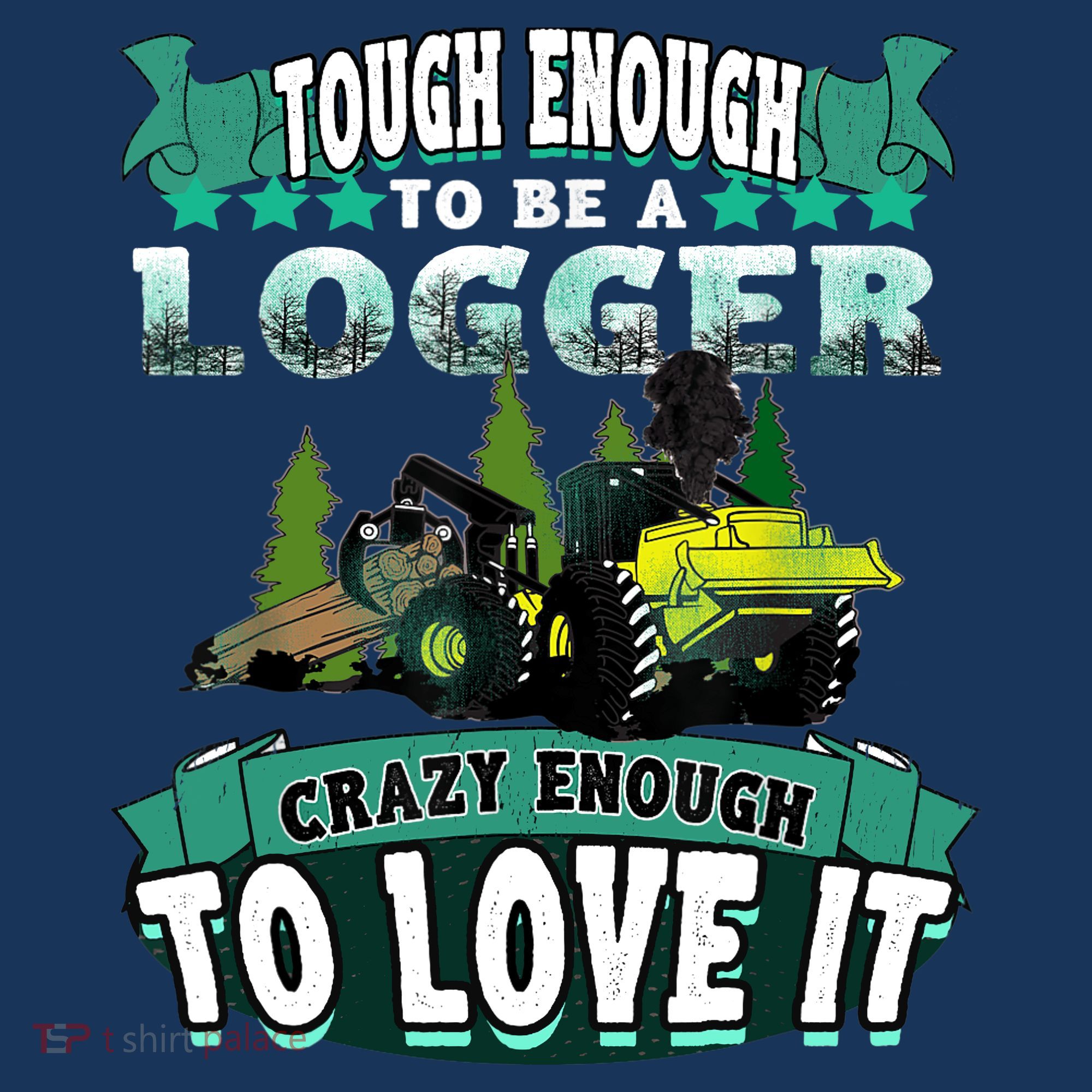 Tough Enough To Be A Logger For Skidder Drivers Women's Hoodie