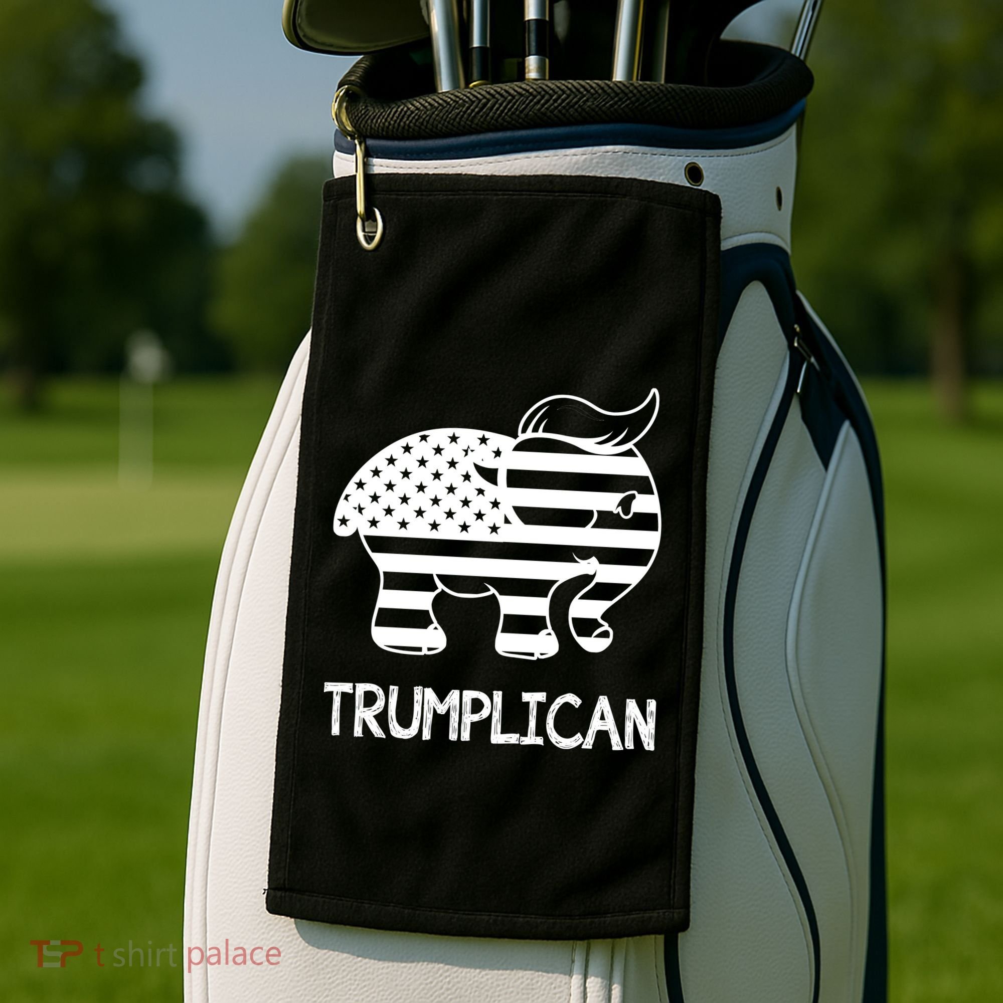 Trumplican Elephant Golf Towel