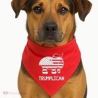 Trumplican Elephant USA-Made Doggie Bandana thumb 1