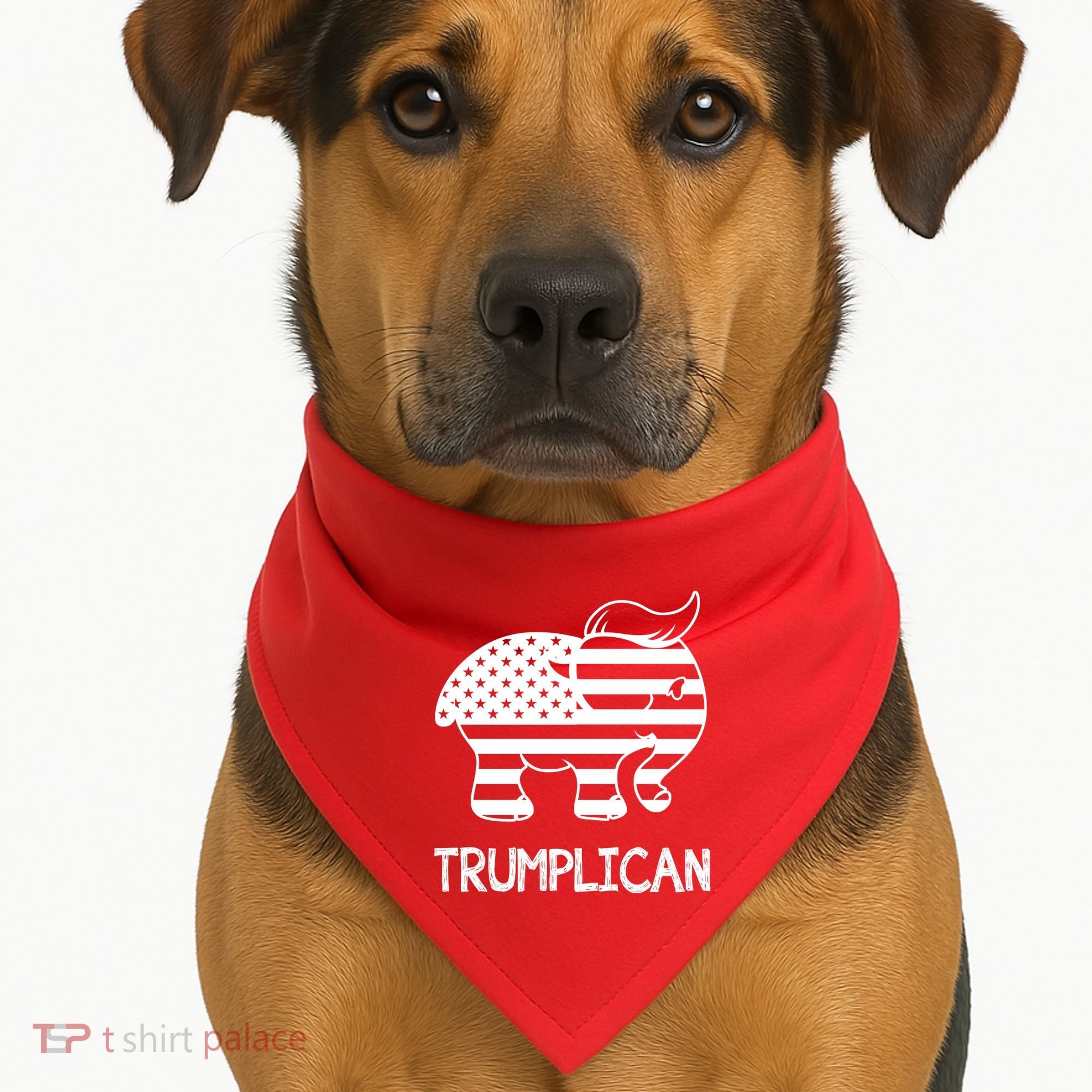 Trumplican Elephant USA-Made Doggie Bandana
