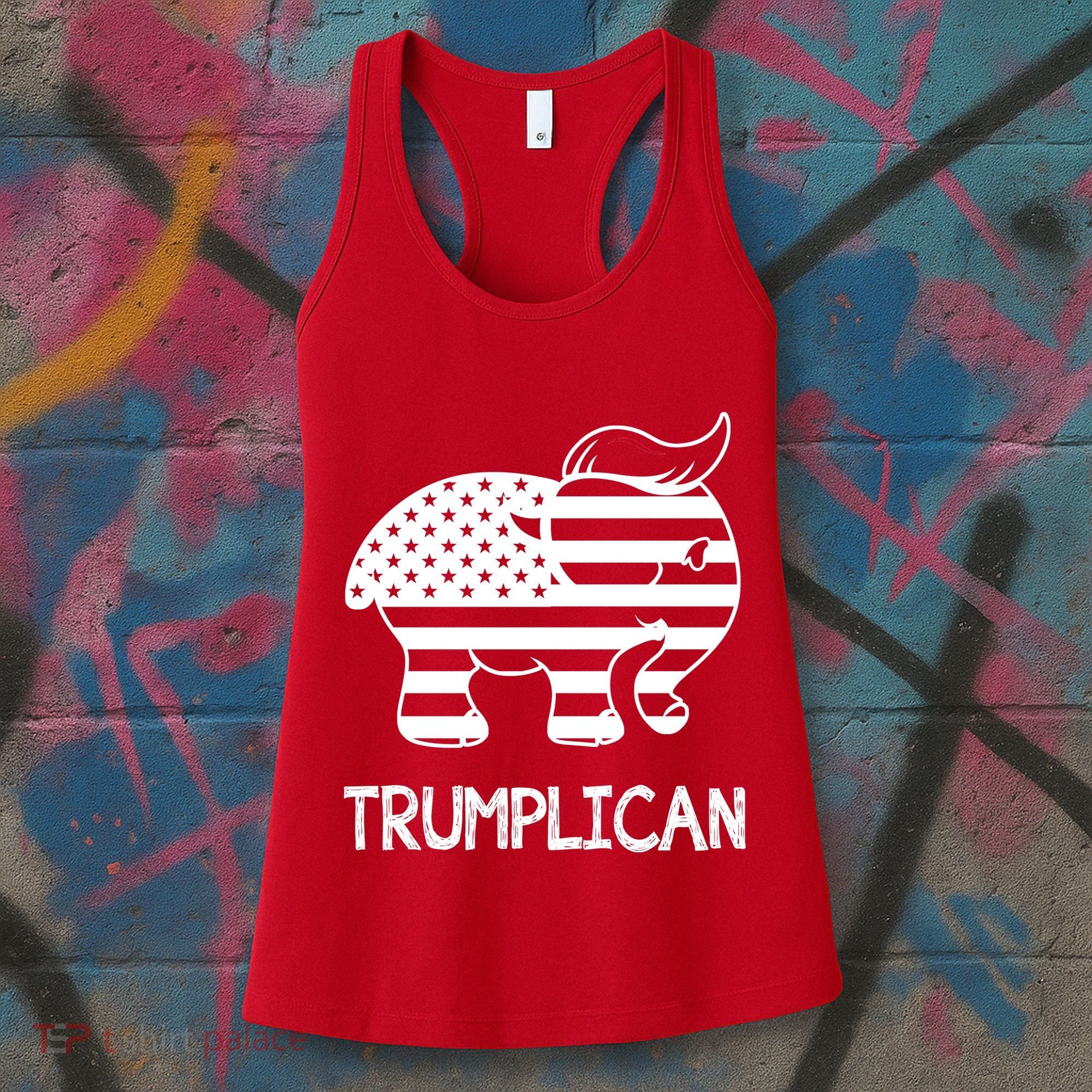 Trumplican Elephant Women's Tank Top