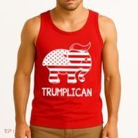 Trumplican Elephant Tank Top thumb 3