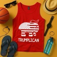 Trumplican Elephant Tank Top thumb 4
