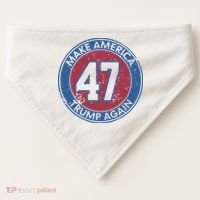 Trump Election Usa Flag Take America USA-Made Doggie Bandana thumb 0