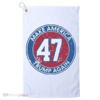 Trump Election Usa Flag Take America Golf Towel thumb 0