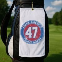 Trump Election Usa Flag Take America Golf Towel thumb 2
