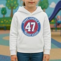 Trump Election Usa Flag Take America Kids Hoodie thumb 3