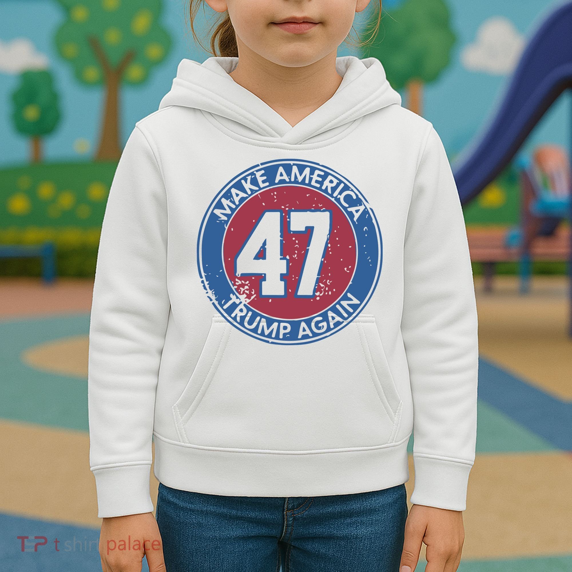 Trump Election Usa Flag Take America Kids Hoodie
