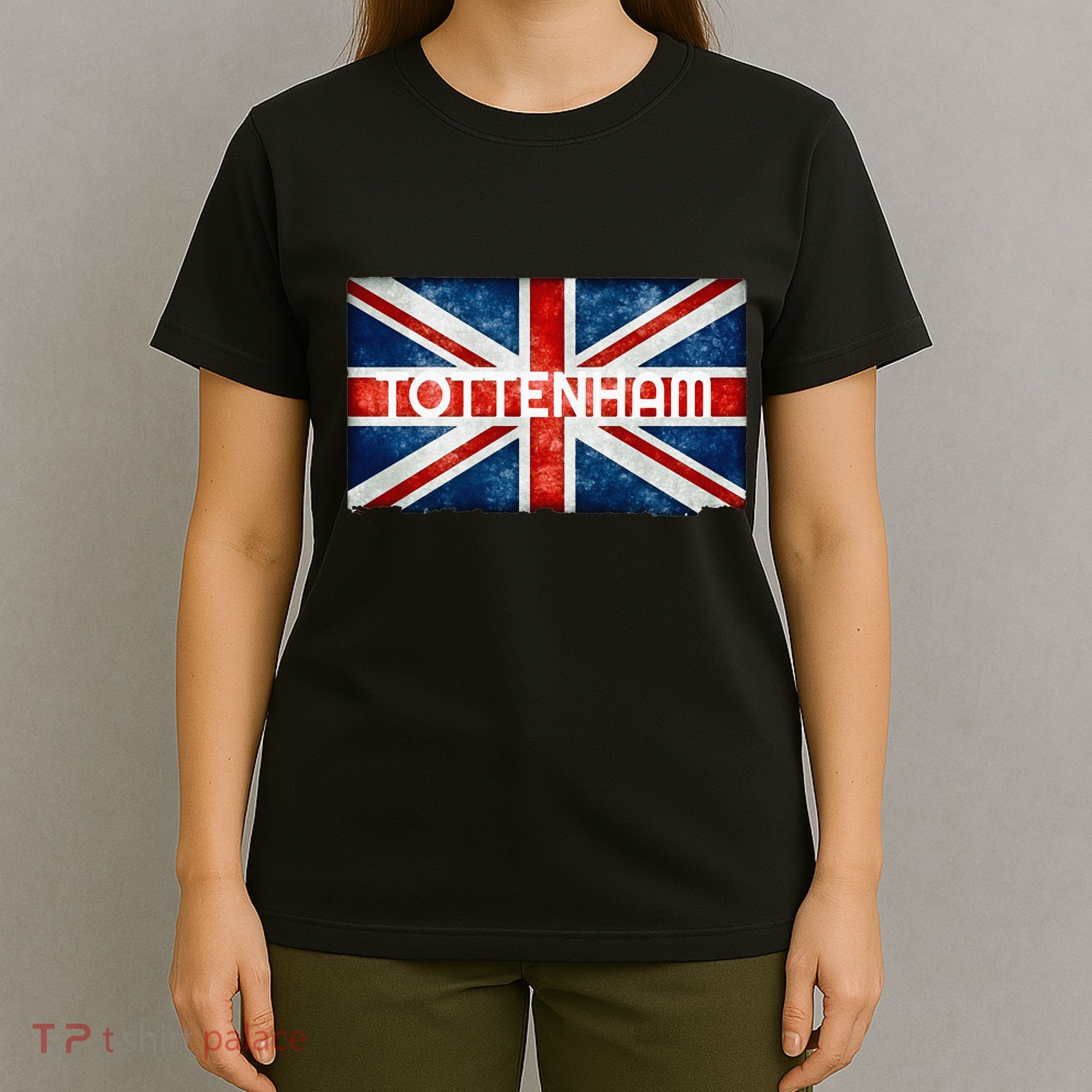 Tottenham England UK Flag T-Shirt