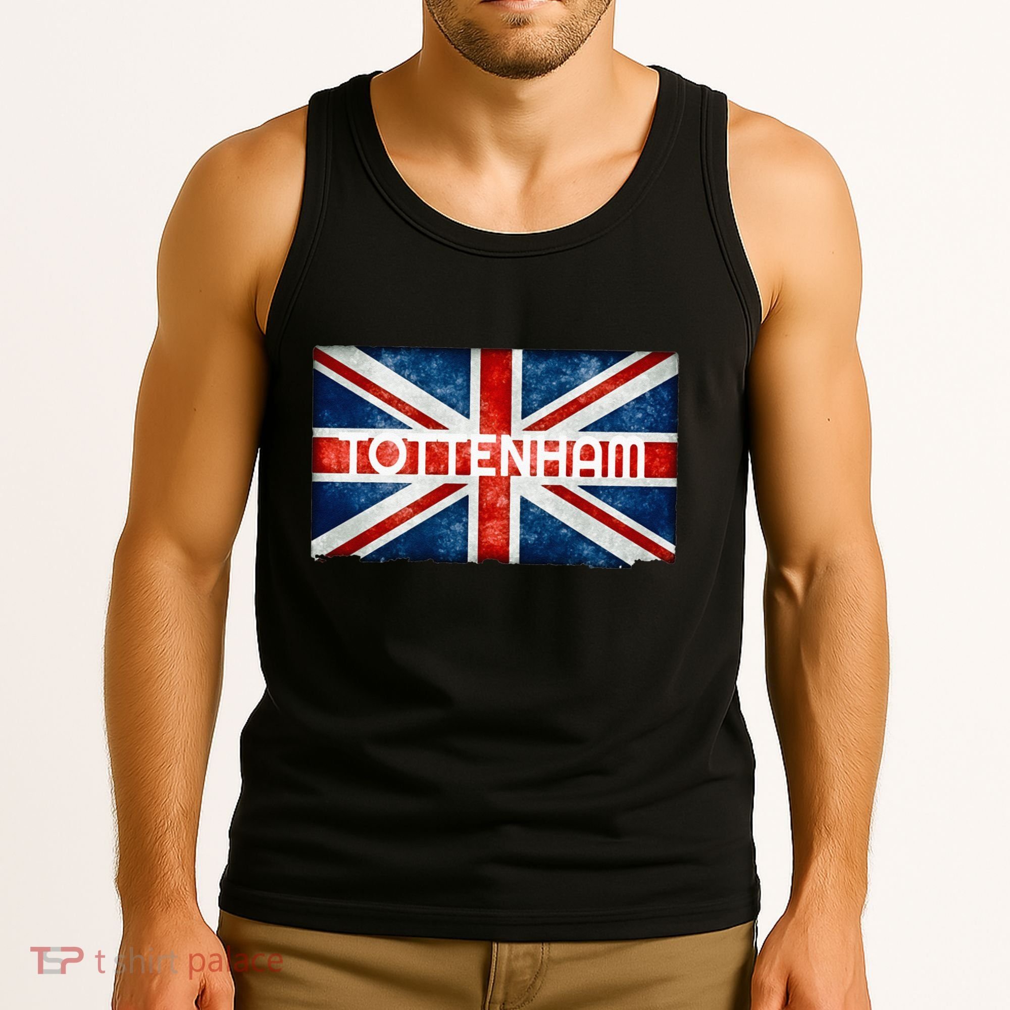 Tottenham England UK Flag Tank Top