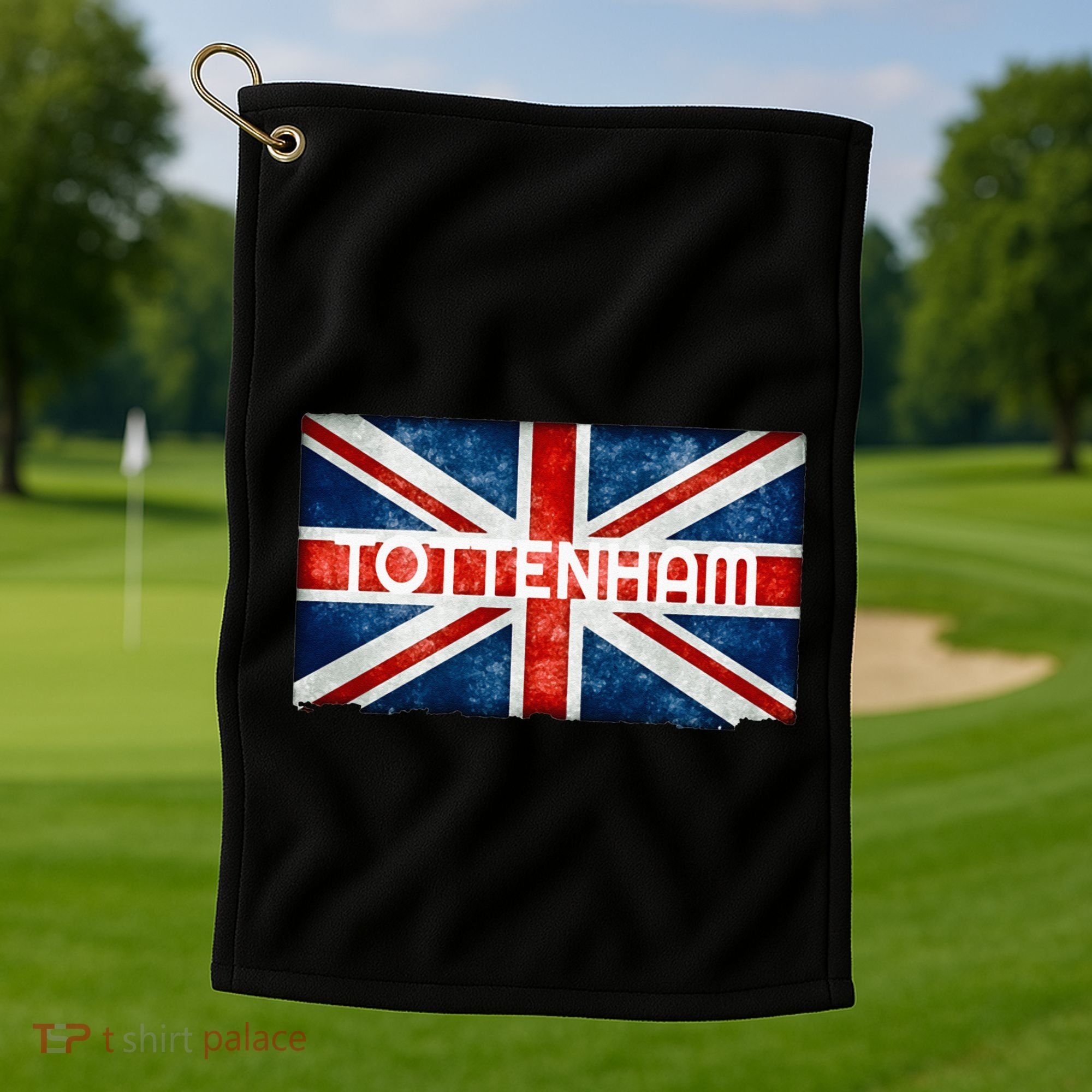 Tottenham England UK Flag Golf Towel