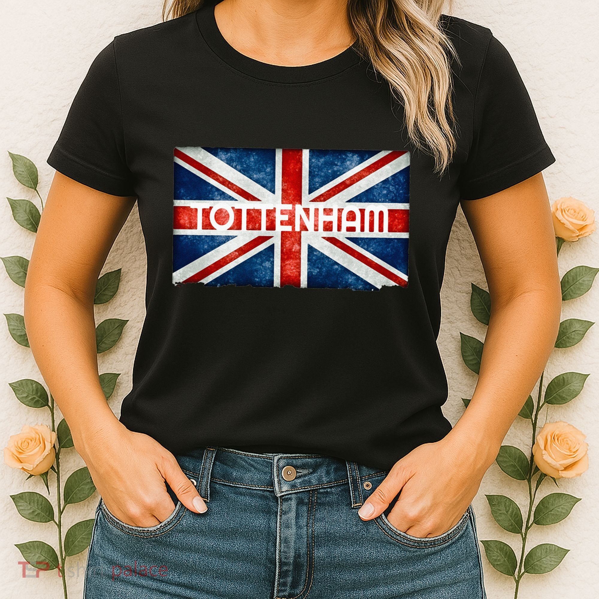 Tottenham England UK Flag Women's T-Shirt