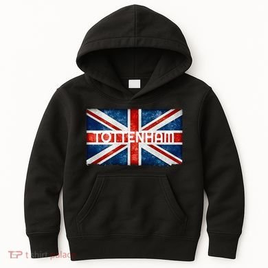 Tottenham England UK Flag Kids Hoodie