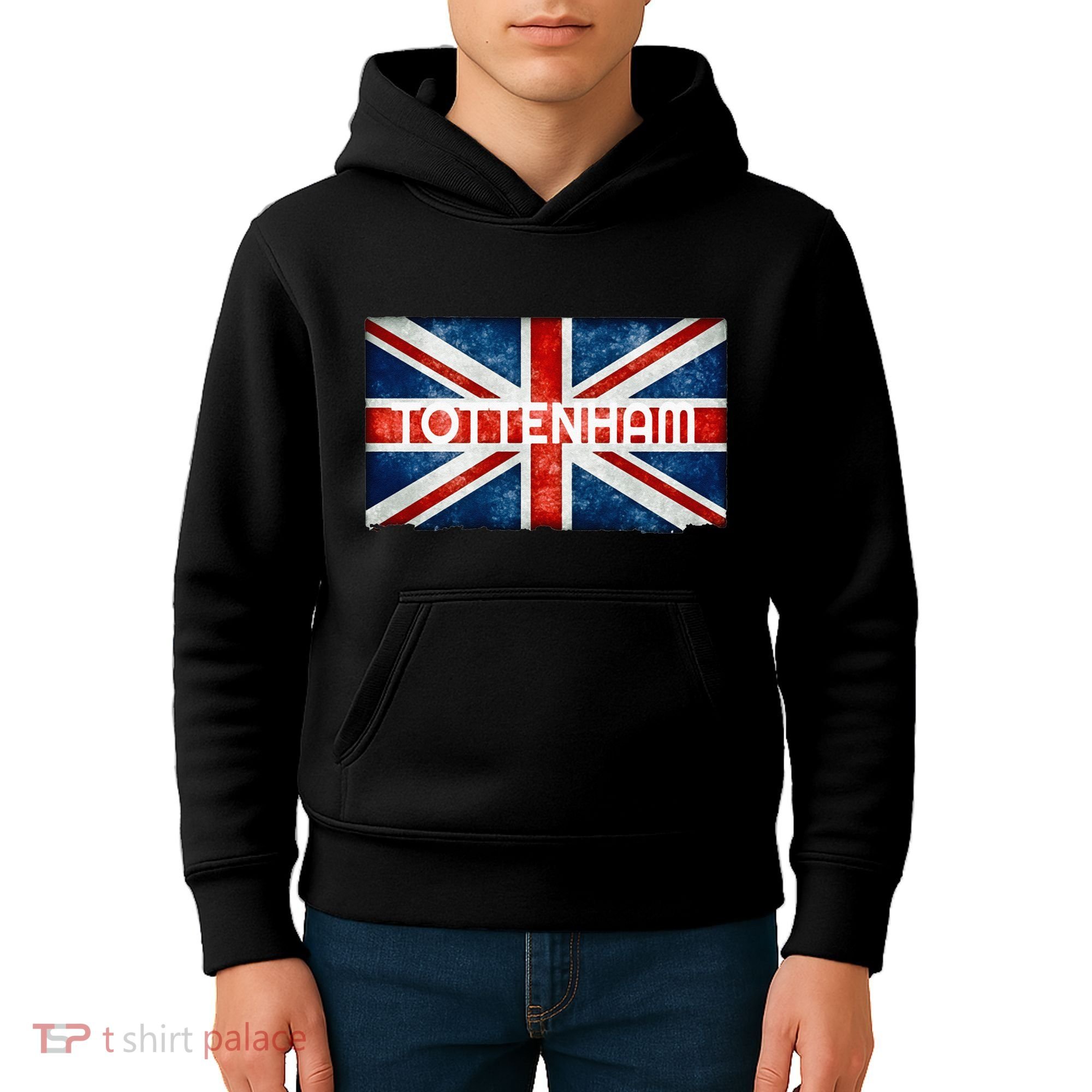 Tottenham England UK Flag Kids Hoodie