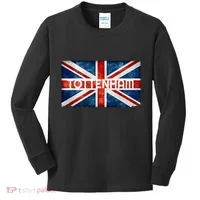 Tottenham England UK Flag Kids Long Sleeve Shirt thumb 0