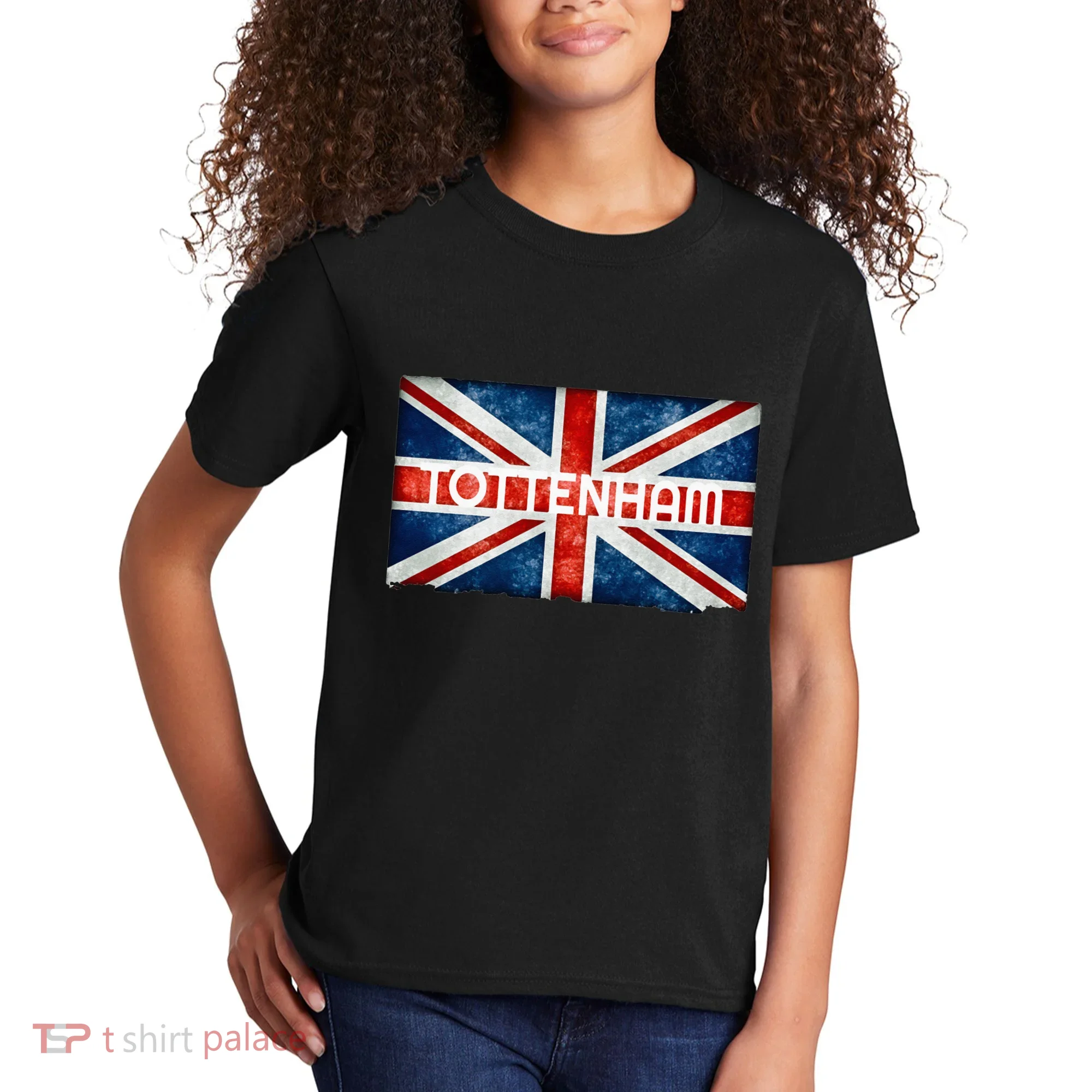 Tottenham England UK Flag Kids T-Shirt