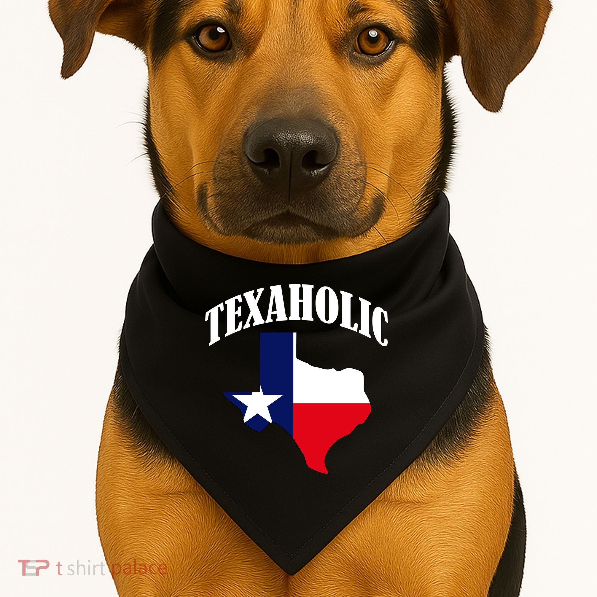 Texaholic USA-Made Doggie Bandana