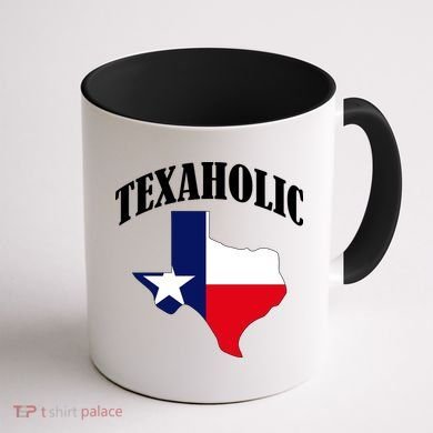 Texaholic Coffee Mug back