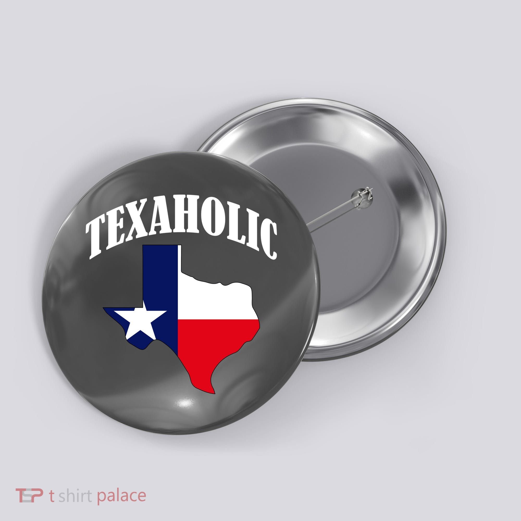 Texaholic Button