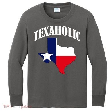 Texaholic Kids Long Sleeve Shirt