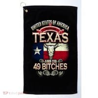 Texas And Its 49 Bitches Golf Towel thumb 0