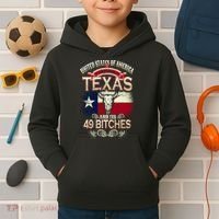 Texas And Its 49 Bitches Kids Hoodie thumb 2