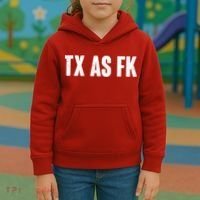 Texas As Fk Kids Hoodie thumb 3