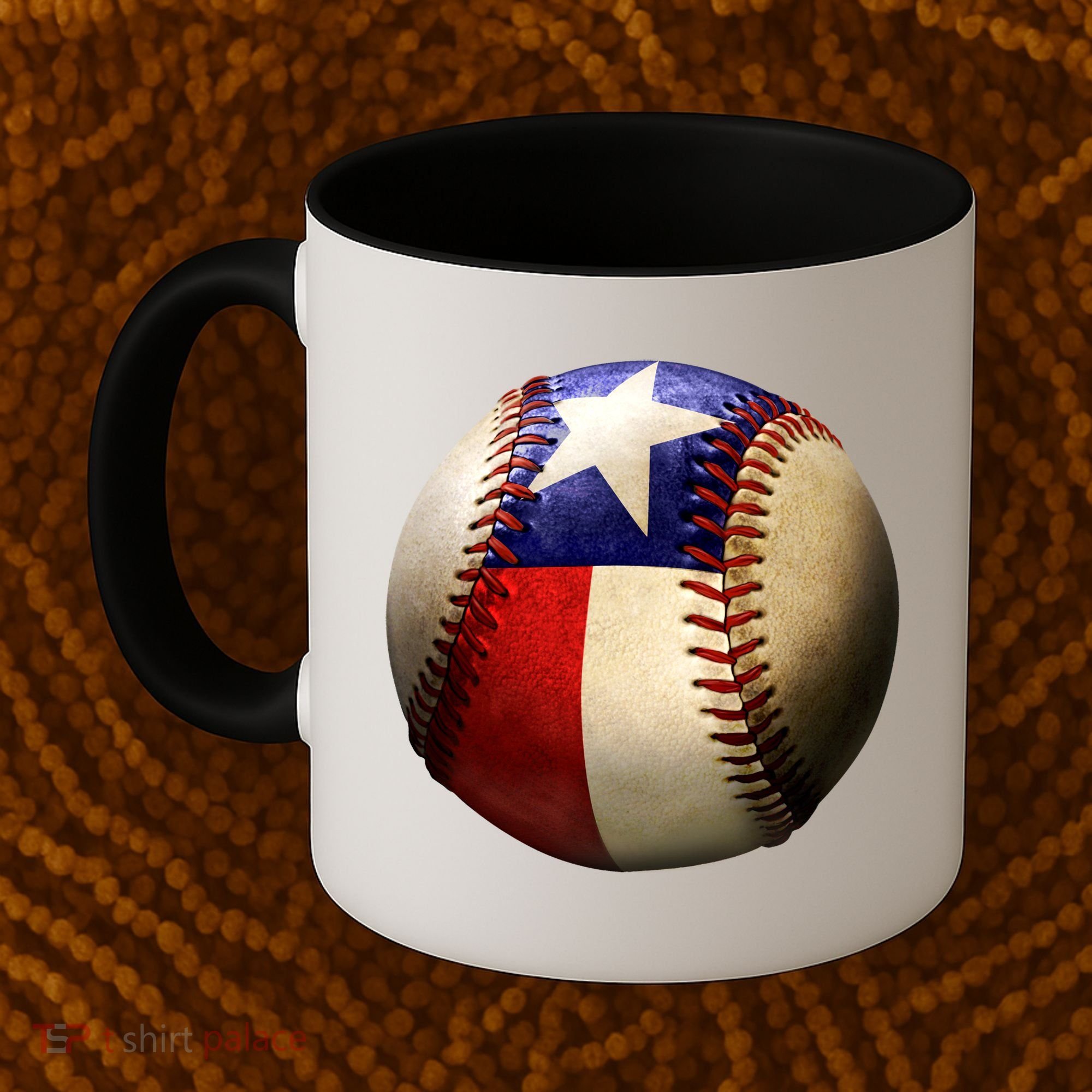 Texas Baseball Coffee Mug