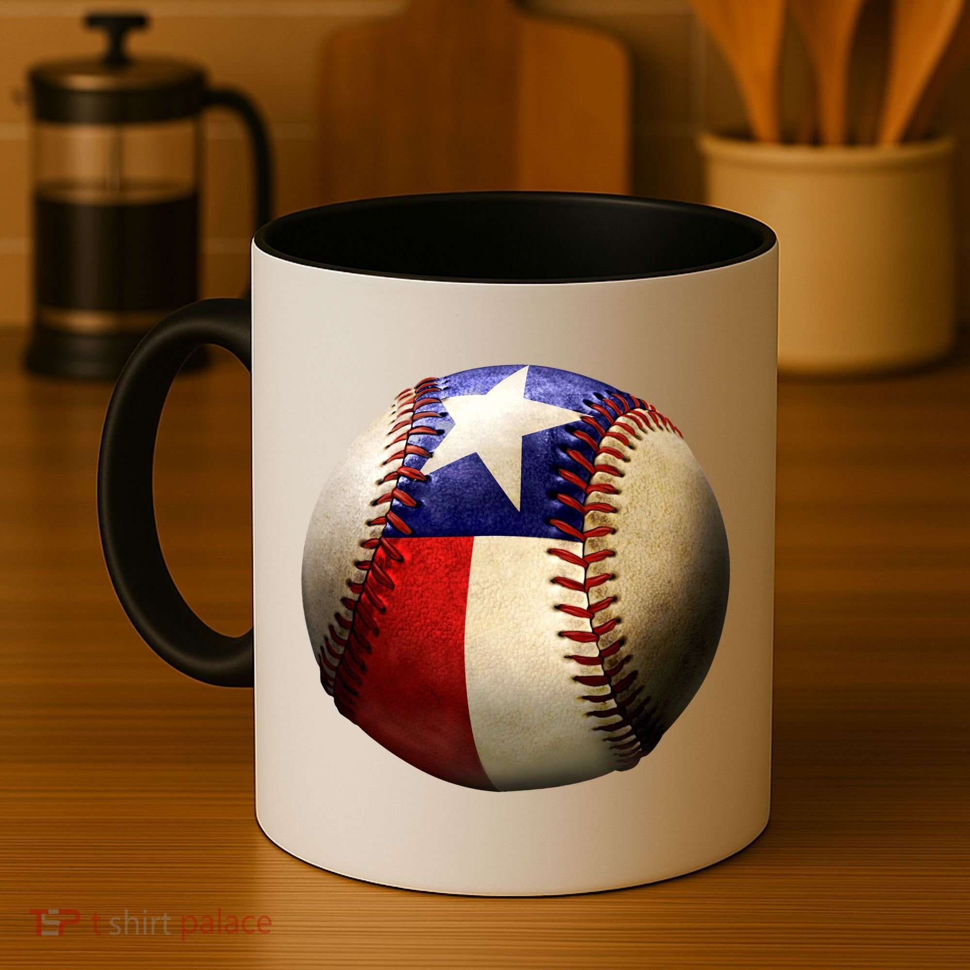 Texas Baseball Coffee Mug