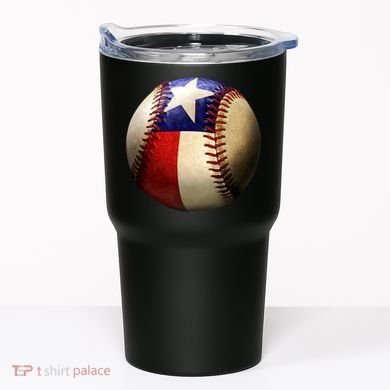 Texas Baseball Tumbler