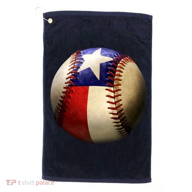 Texas Baseball Golf Towel