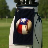 Texas Baseball Golf Towel thumb 2