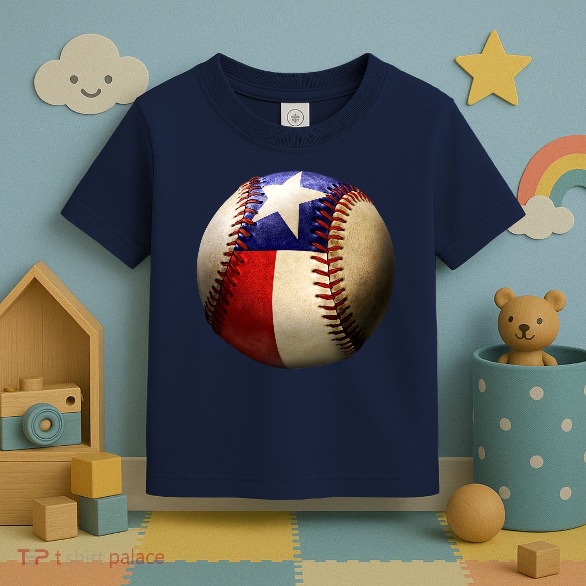 Texas Baseball Toddler T-Shirt