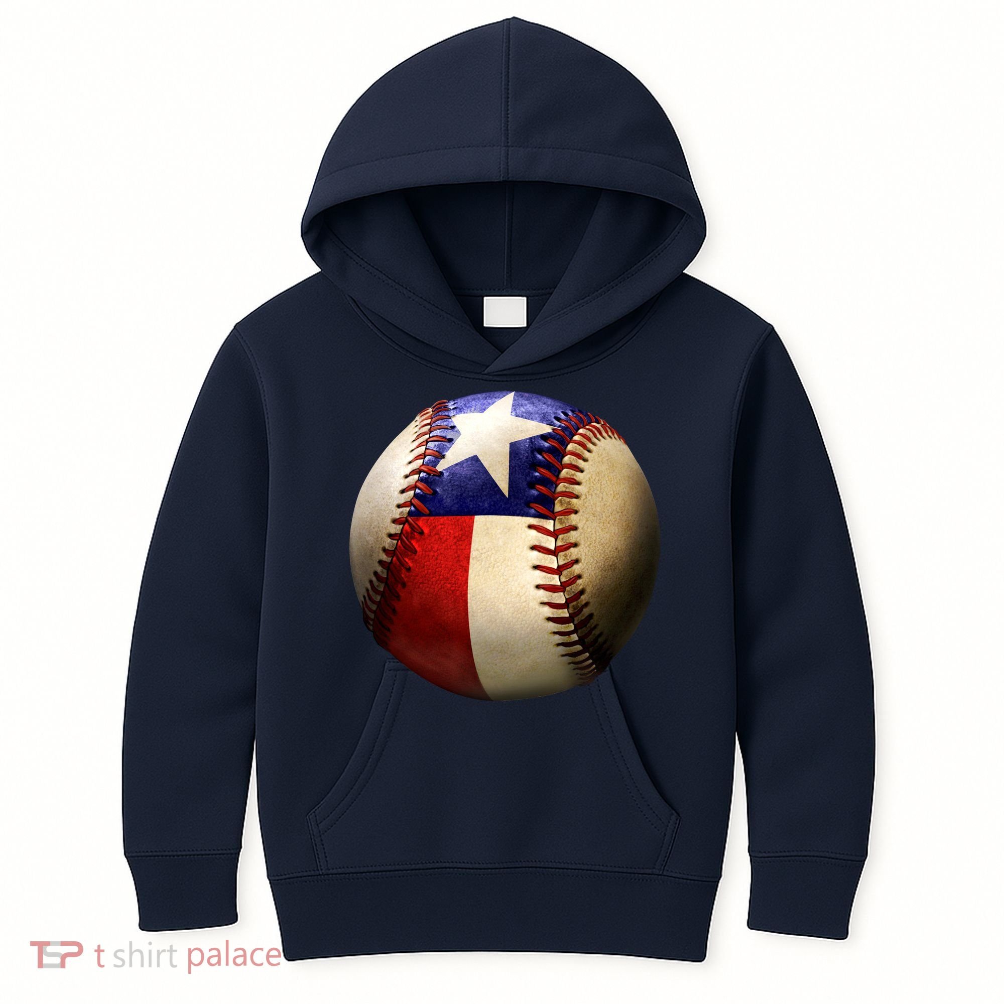 Texas Baseball Kids Hoodie