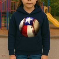 Texas Baseball Kids Hoodie thumb 3